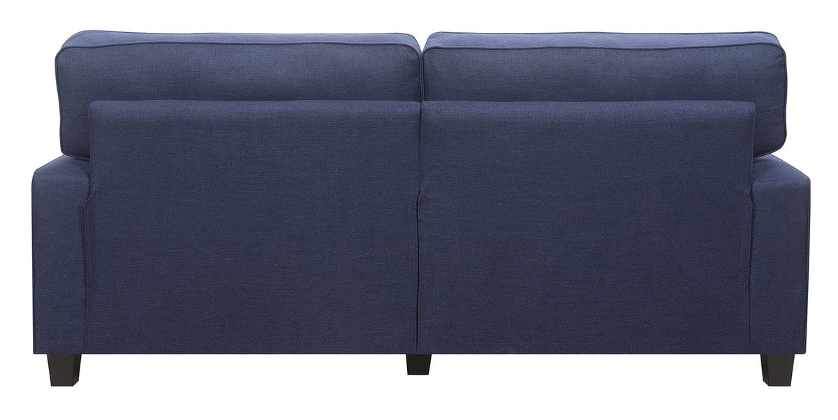 Navy Blue Fabric Sofa X431