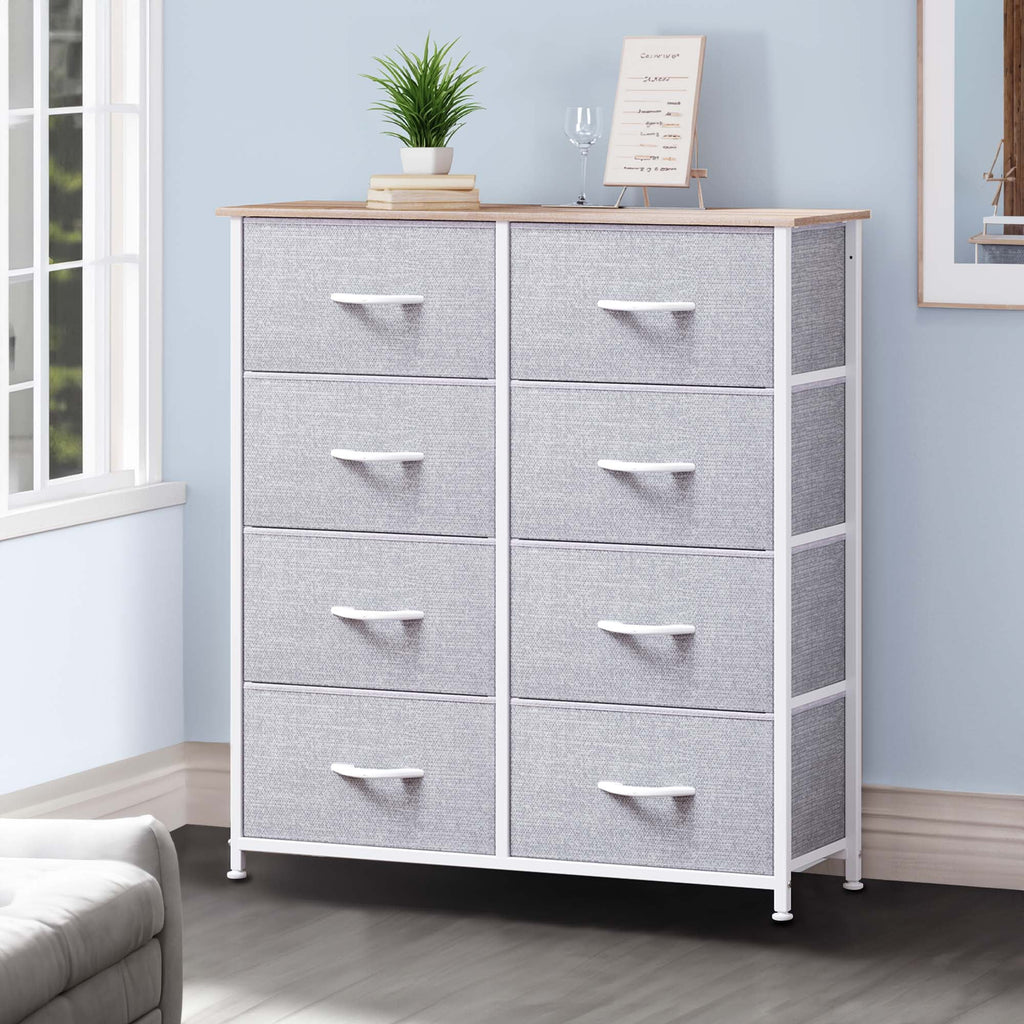 8 Drawer Fabric Storage Dresser Q797795