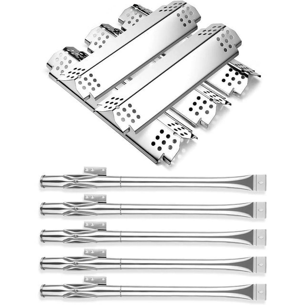 Stainless Steel Grill Burner Tubes, Heat Shield Plates and Igniters Kit U576185