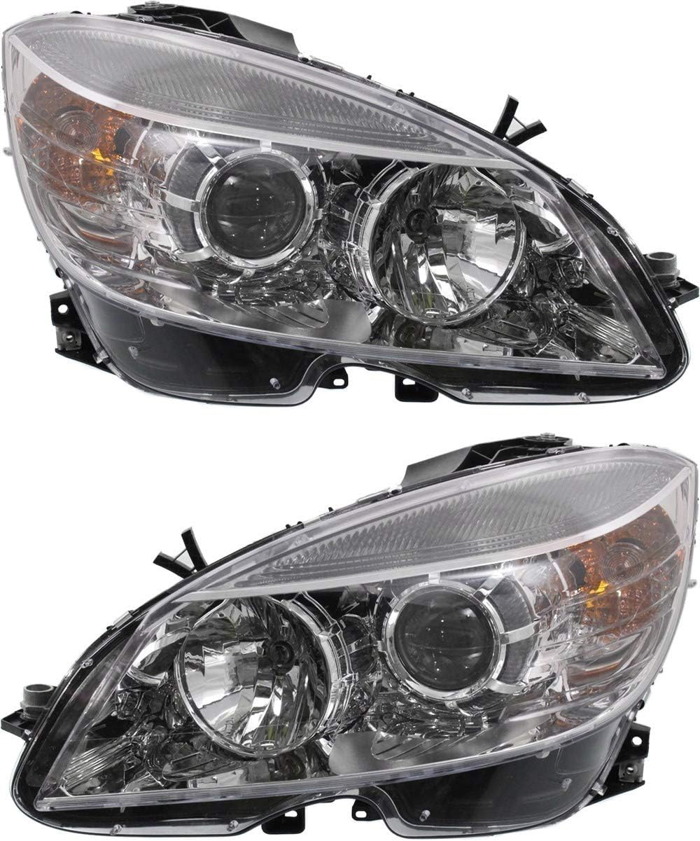 Headlight Set of 2 Driver and Passenger Side H80481