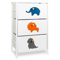 White 5 Drawer Dresser J5199