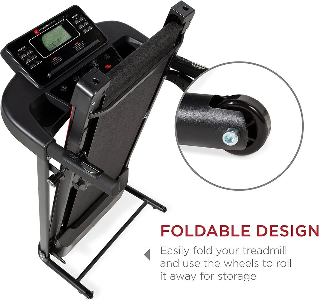 Foldable Incline Electric Treadmill 250 LB Capacity Y8791