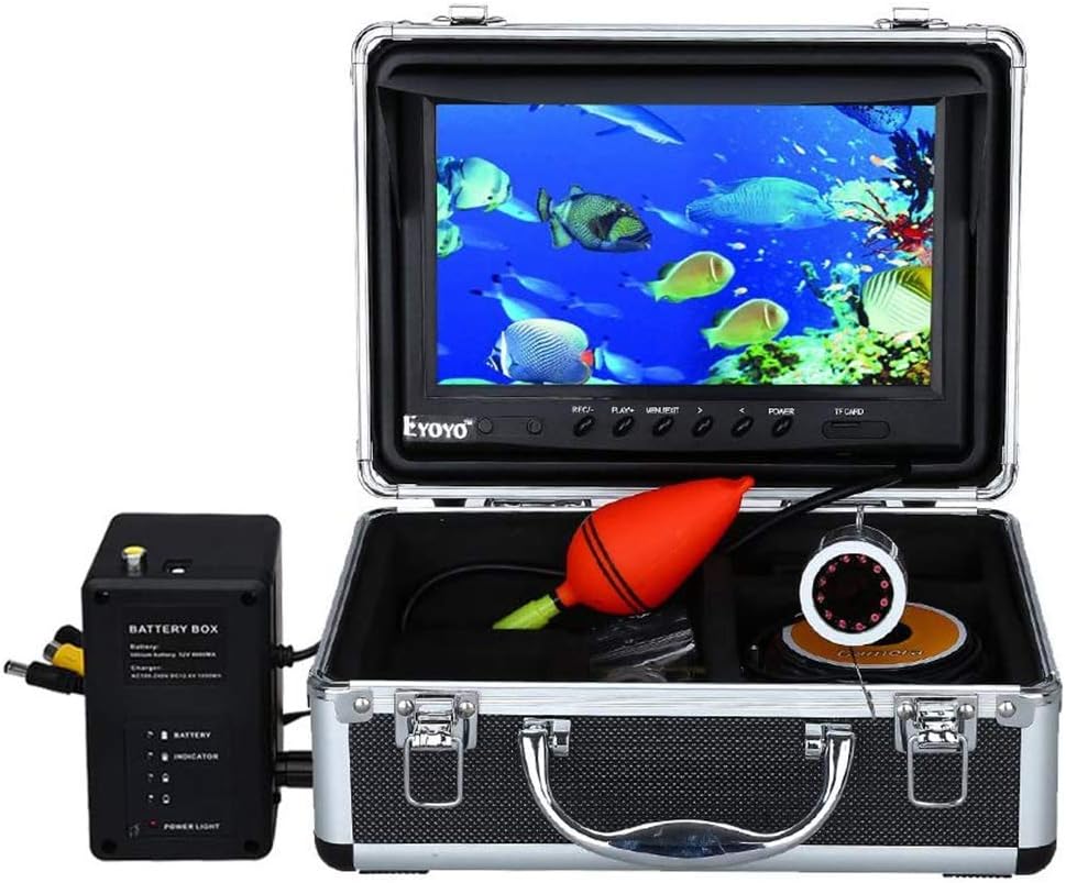 Underwater Fishing Camera 9 inch LCD 1000TVL Waterproof 30m Cable F497615