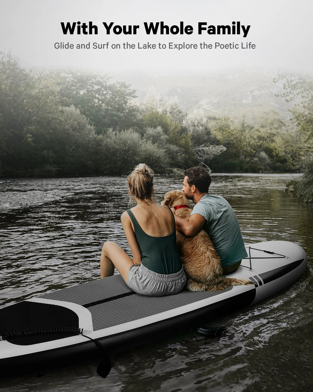 10 Ft. Inflatable Stand up Paddle Board with Backpack E754