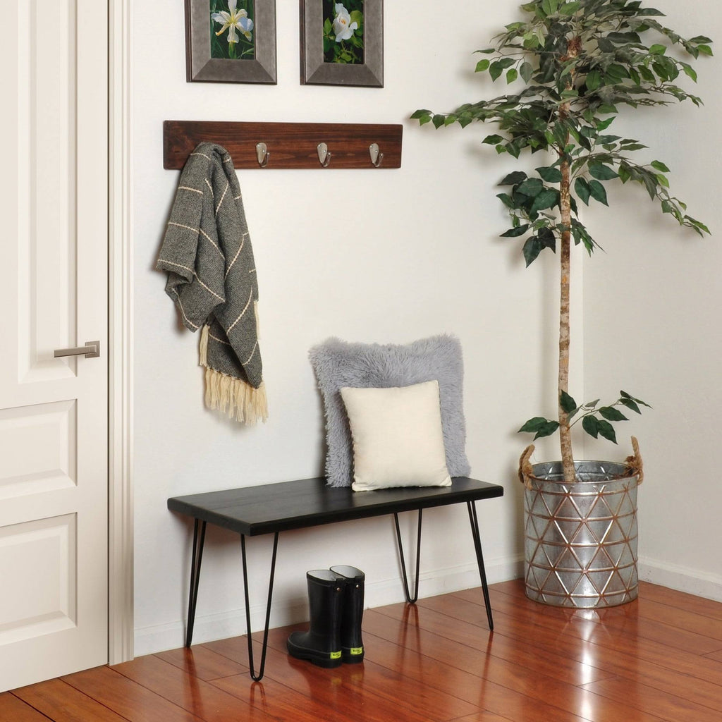 Ebony Wood Bench C6876