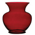 Ruby Red Garden Glass Vase Set of 6 I250796