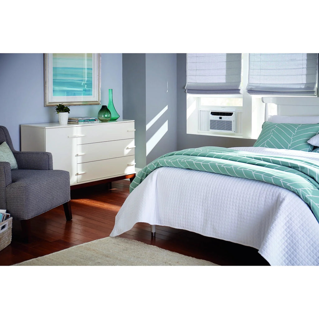 5,000 BTU Window-Mounted Air Conditioner with Remote Control, White E59582