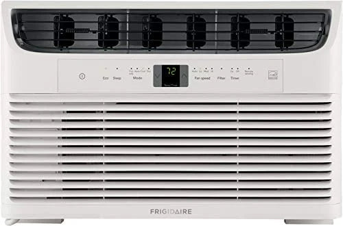 5,000 BTU Window-Mounted Air Conditioner with Remote Control, White E59582