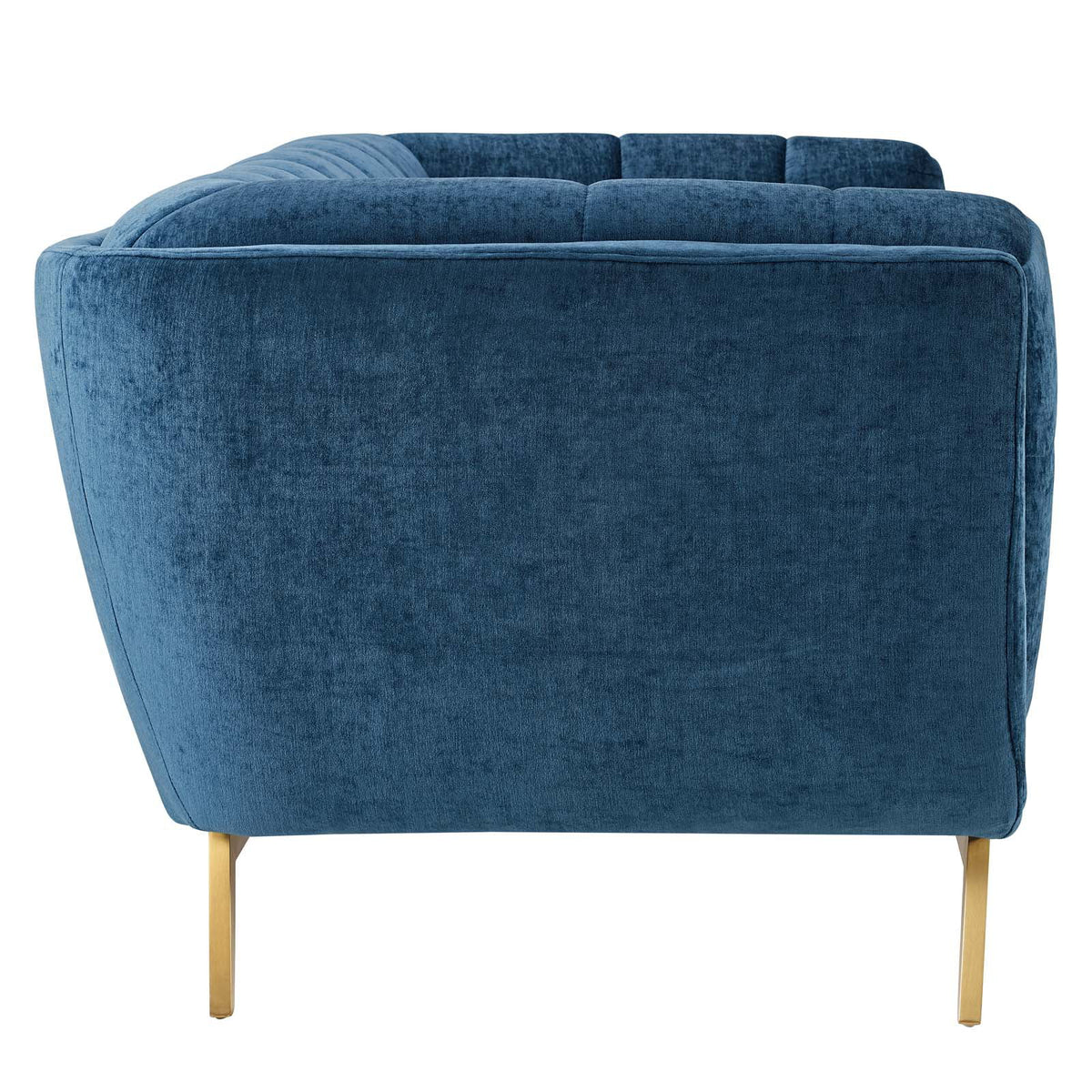 Navy Performance Velvet Sofa T601