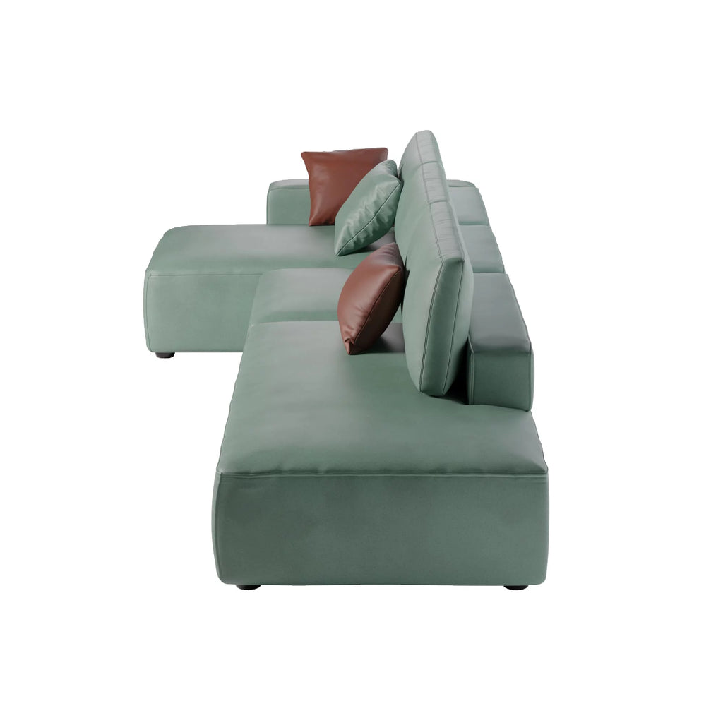 L-Shaped Leather Modular Sofa B319218
