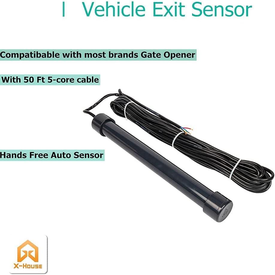 Wired Driveway Vehicle Sensor Kit Black N315