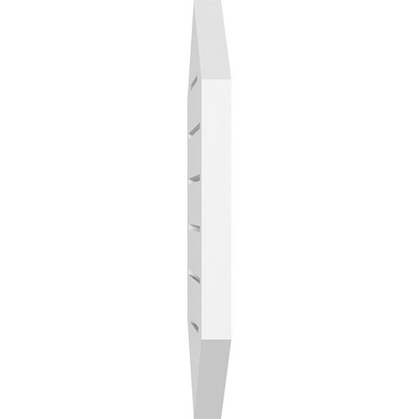 Vertical Peaked Surface Mount PVC Gable Vent Z318