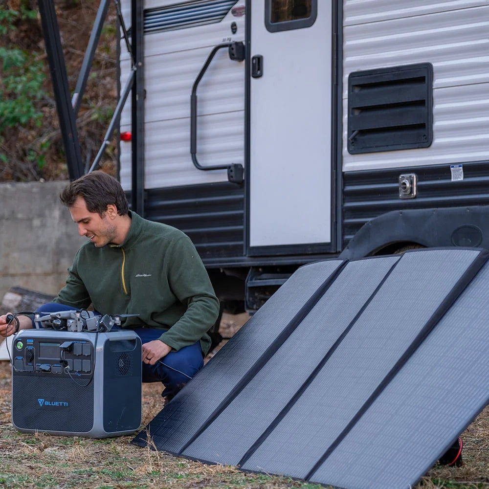 Portable Power Station with 350W Solar Panel X67845