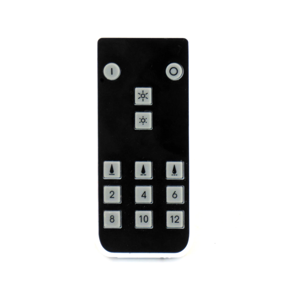 Ivory Warm White LED Flameless Candle with Remote D92537