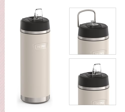 Insulated Stainless Steel Drinking Bottle with Straw, 0.71 L Z54070