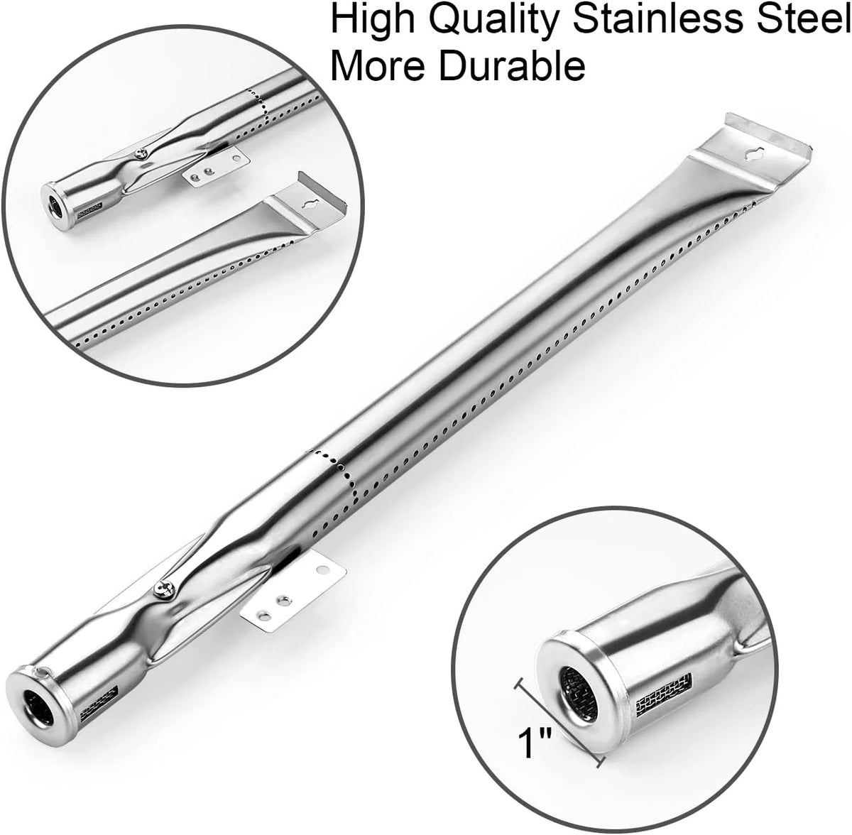 Stainless Steel Grill Burner Tubes, Heat Shield Plates and Igniters Kit U576185