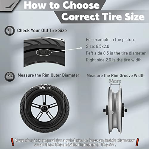 8.5x2.0 Scooter Tire 2pcs P7845