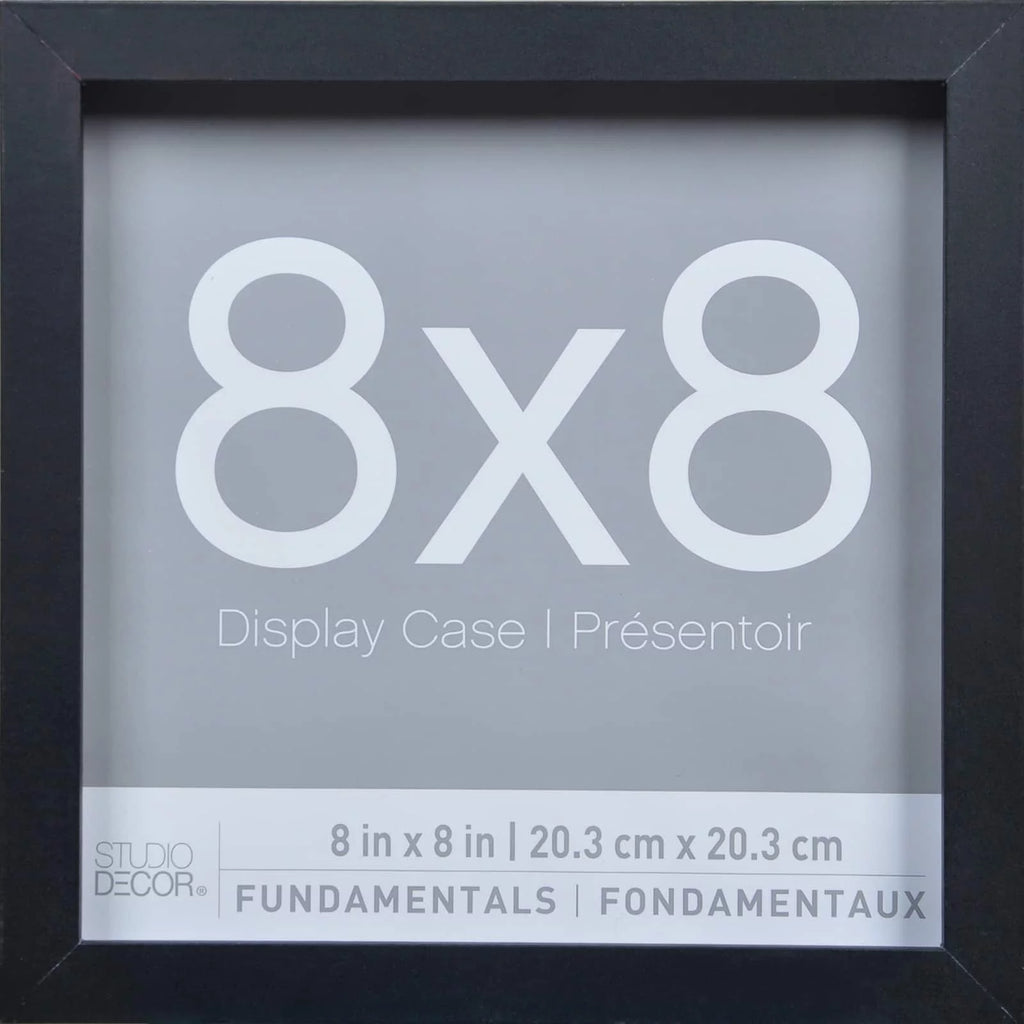 Black 8" x 8" Shadow Boxes Z3437