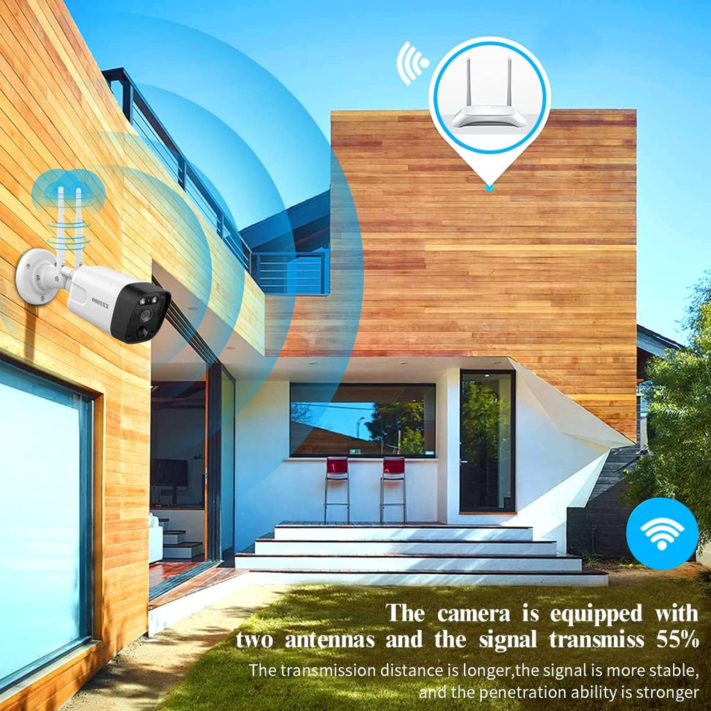 3K 5.0MP Wireless Security Camera System with 2TB Hard Drive H693022