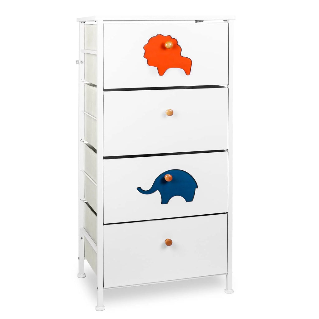 White 5 Drawer Dresser J5199