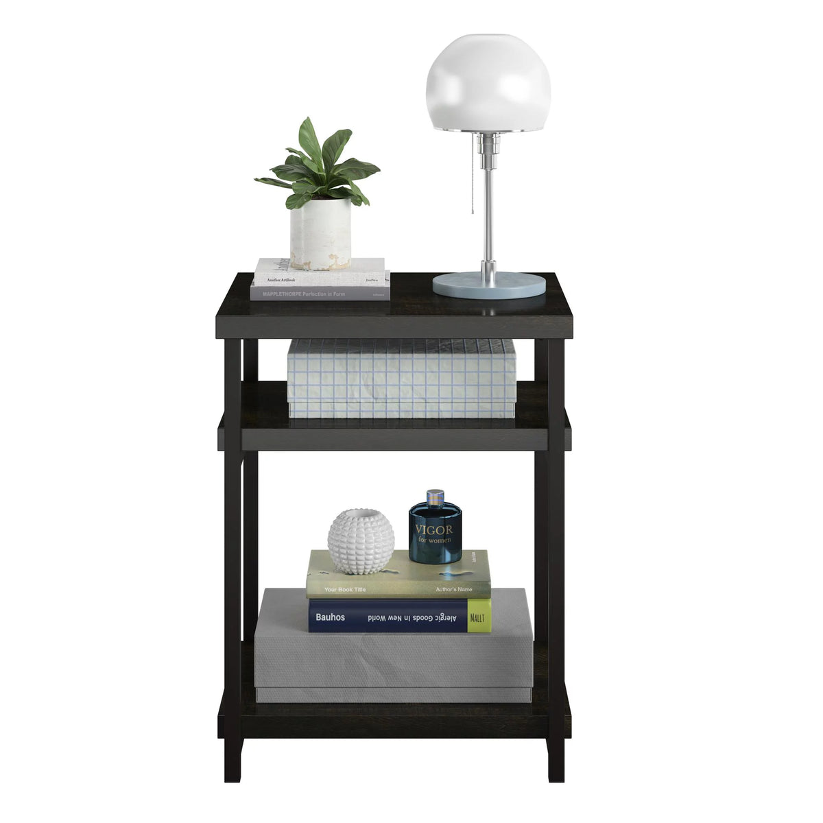 Brown Oak End Table O74219