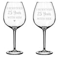 Set of 2 20 oz Wine Glass Goblet O516