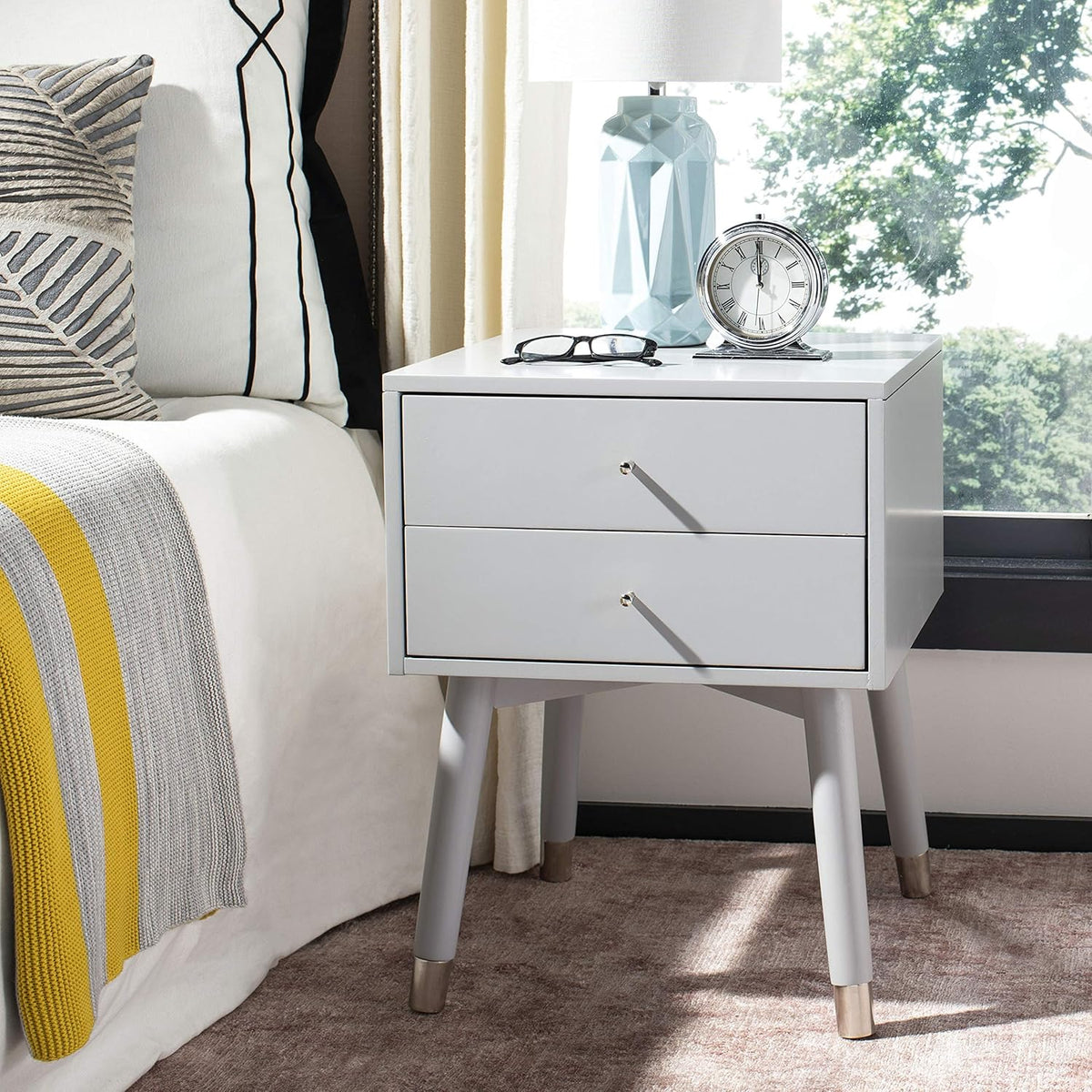 Navy Blue Nightstand C723608