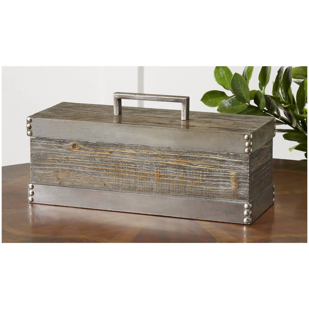 Natural Wood Decorative Box T5819