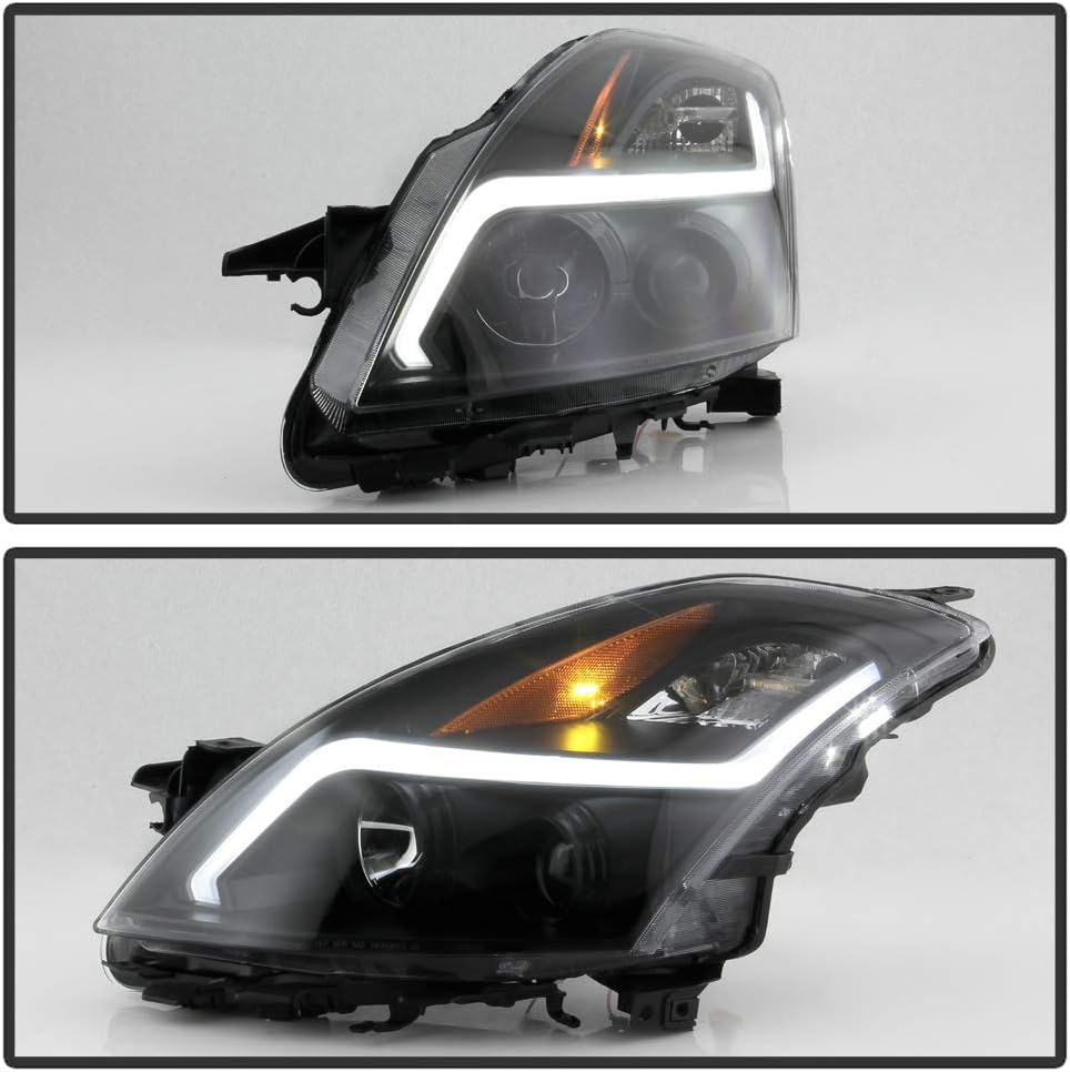 Black LED Projector Headlights Assembly B89286