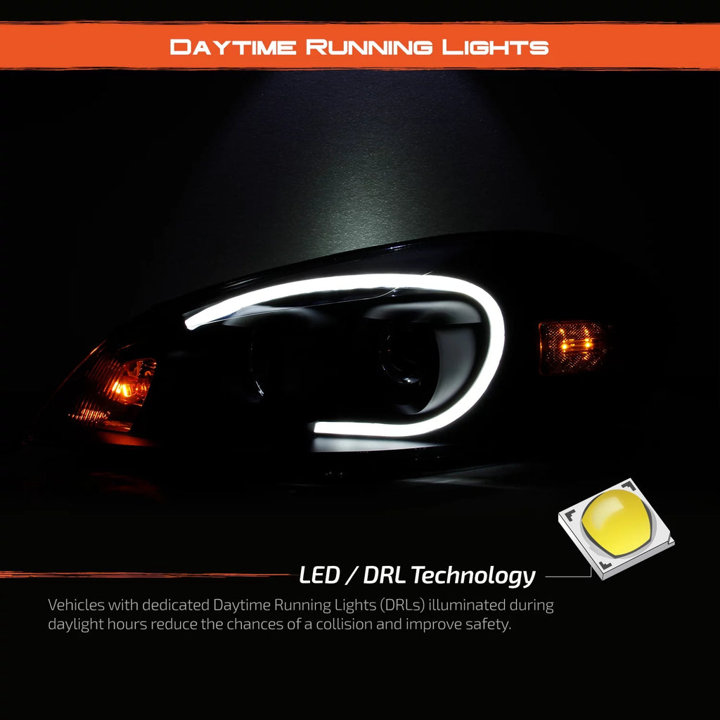 Black Projector Headlamps + LED Tail Lamps K91472