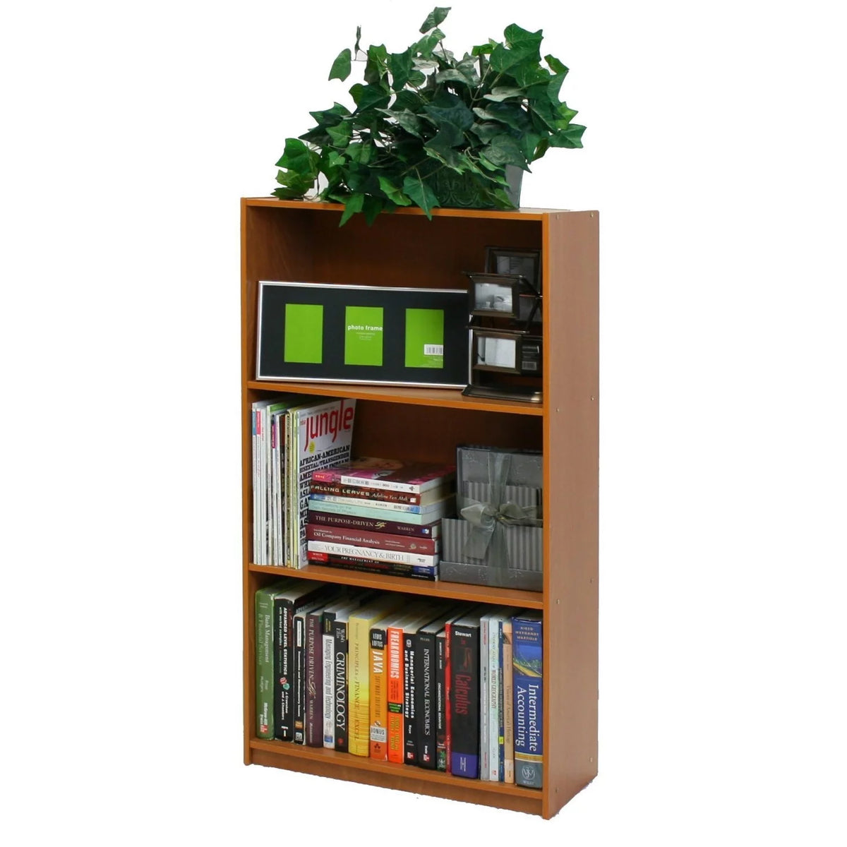 3-Tier Storage Shelves Bookcase F5252