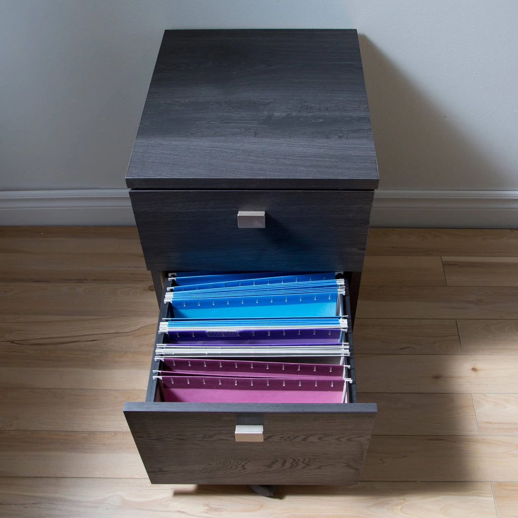 2 Drawer Vertical Wood Filing Cabinet P19221