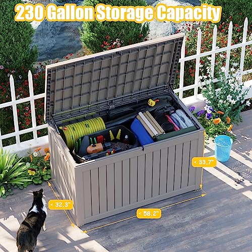 150 Gallon Waterproof Resin Outdoor Storage Box X4072