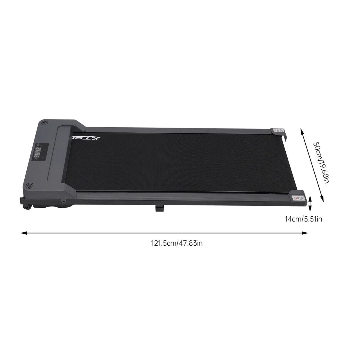 1HP Under Desk Electric Treadmill 220lbs Capacity B664