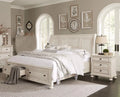 King Platform Bed and 2 Nightstands 3pc Bedroom Set L8144