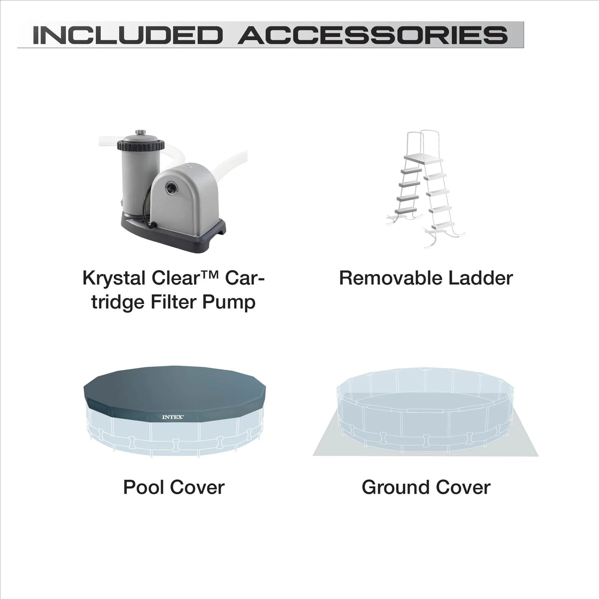 15'x48 Above Ground Swimming Pool with Filter Pump O103