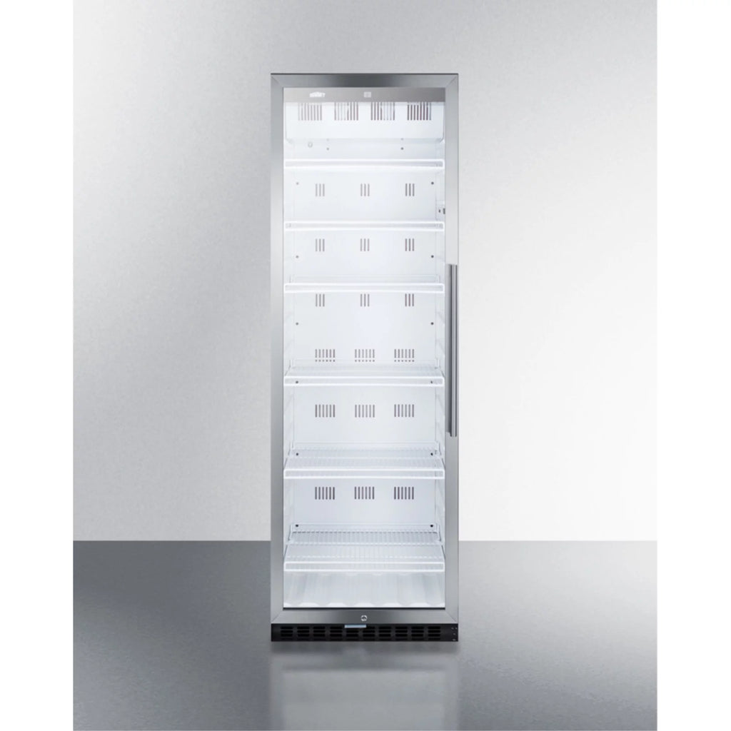 24" Wide 12.6 Cu. Ft. Left Swing Merchandiser Refrigerator V1256