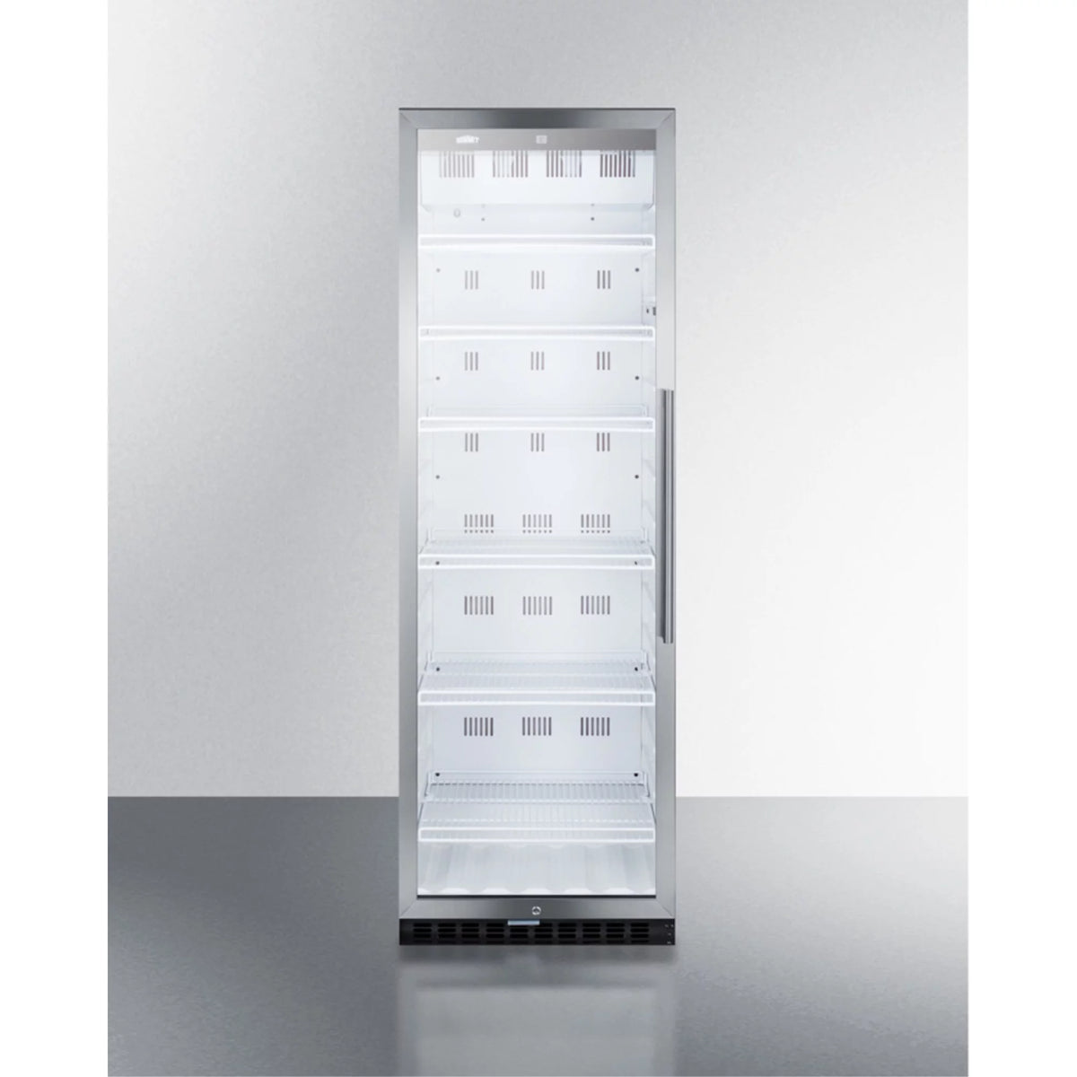 24" Wide 12.6 Cu. Ft. Left Swing Merchandiser Refrigerator V1256