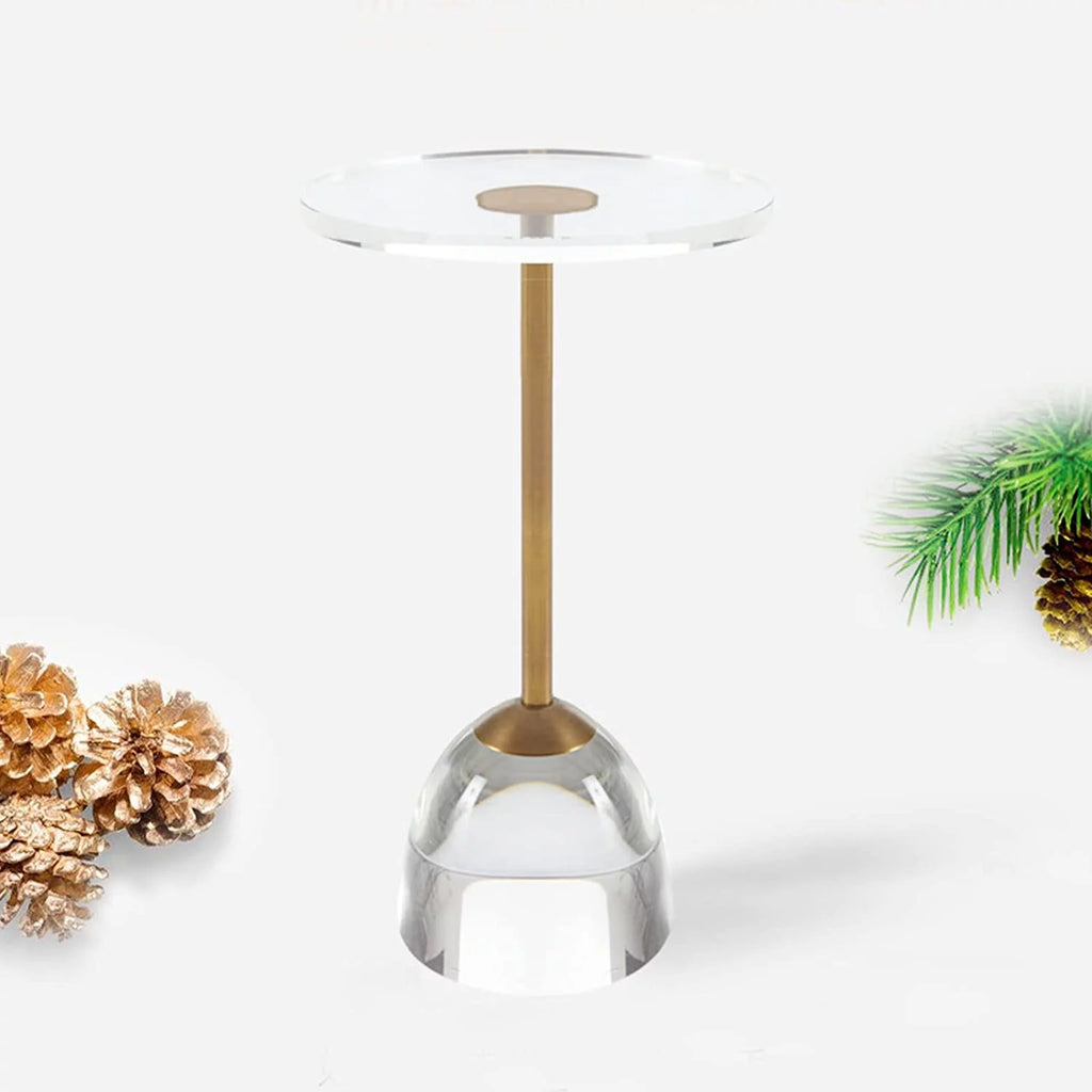 Clear Acrylic Round End Table H553845