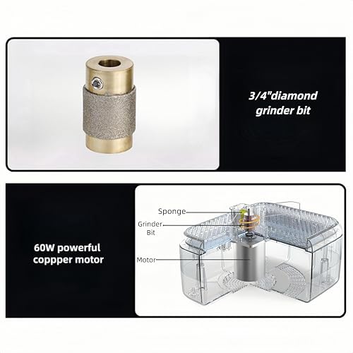 60W Stained Glass Grinder with Large Workbench D989
