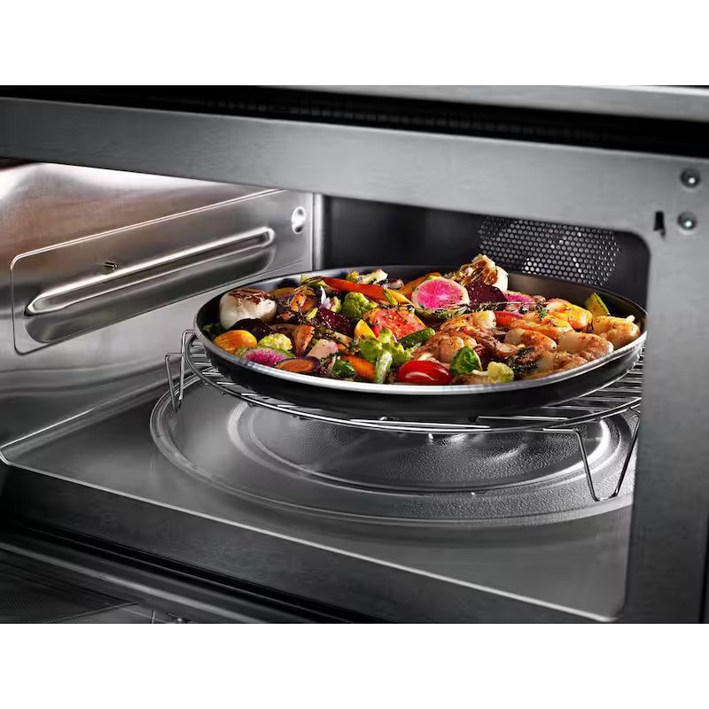 27 in. Electric Convection Wall Oven with Built-In Microwave in Stainless Steel R687444
