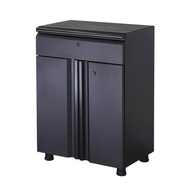 18-Piece Welded Steel Garage Storage System in Black G52552
