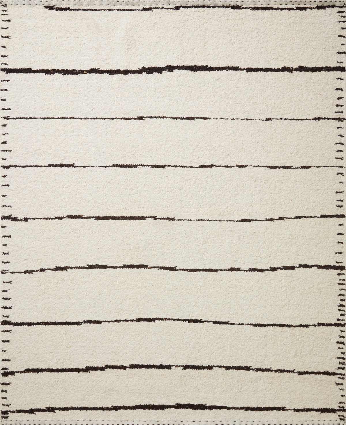 Ivory Black 7'9 x 9'9 Rug E913813