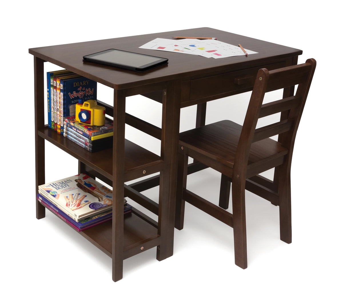 Kids Desk and Chair with Storage T952