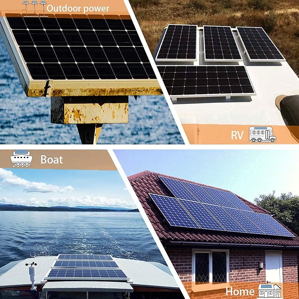 300 Watt 12V Monocrystalline Solar Panel Kit with 30A Charge Controller Z3748
