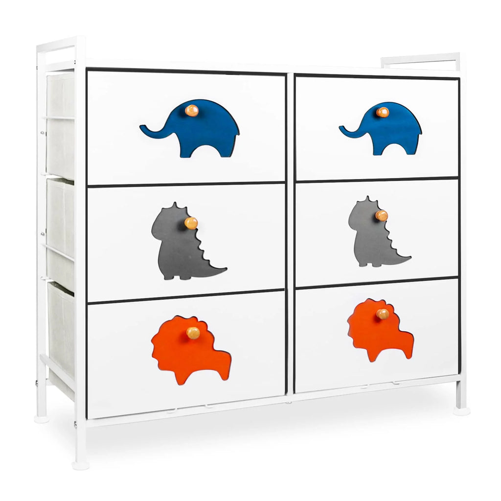 White 5 Drawer Dresser J5199