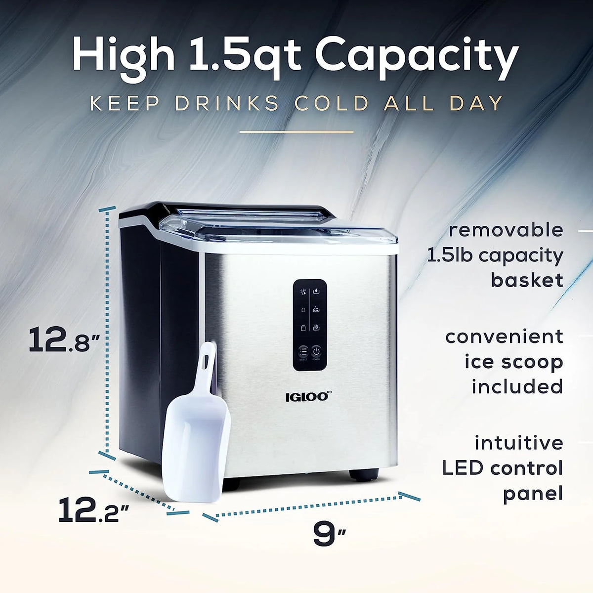 Automatic Self-Cleaning 26-Pound Ice Maker D637721
