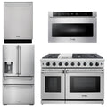 48 Propane Gas Range, Dishwasher, Refrigerator with Water and Ice Dispenser, Microwave V130247