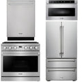 36 Gas Range, Refrigerator, Dishwasher and Microwave F277326