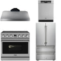 36 Electric Range, Range Hood, Refrigerator and Dishwasher U292088